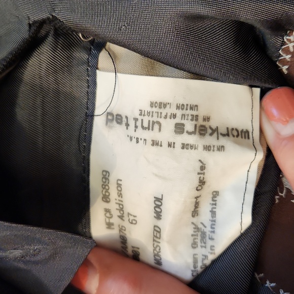 Hickey Freeman Black Worsted Wool Blazer Tasmanian 44 Reg Inner Loro Piana - Picture 13 of 16